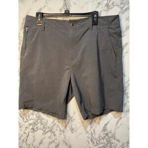 Chaps Men's Gray Stretch Shorts Size 36